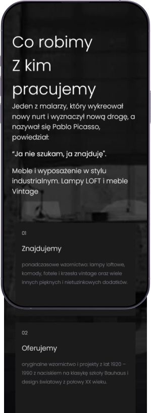 Telefon z sekcją co robimy